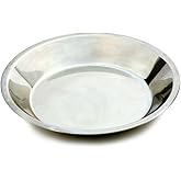Norpro 3811 Stainless Steel Pie Pan, 9" x 1.5", 1 EA, As Shown