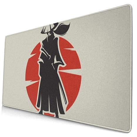 Mousepad,Samurai N Mouse Pad, Extra Großes, Stilvolles, Perfektes
