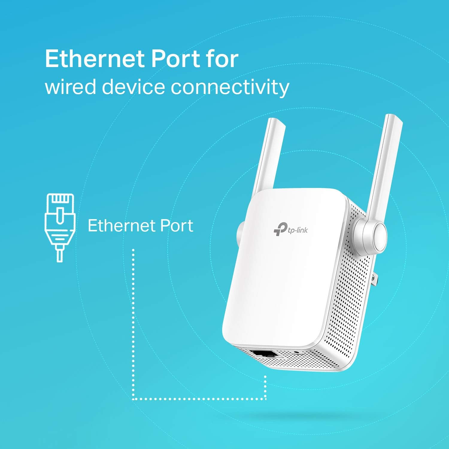 TP-Link N300 WiFi Extender(TL-WA855RE)-Covers Up to 800 Sq.ft, WiFi Range Extender supports up to 300Mbps speed, Wireless Signal Booster and Access Point for Home, Single Band 2.4Ghz only: Computers & Accessories