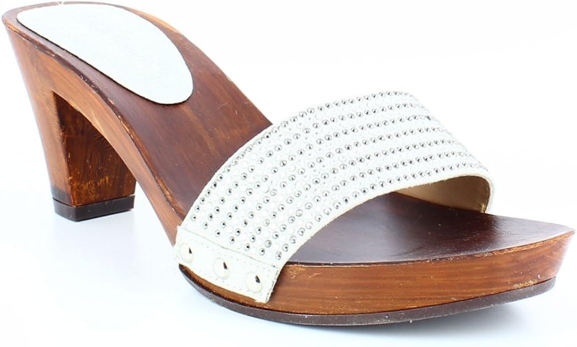 Mule talon bois Clearance