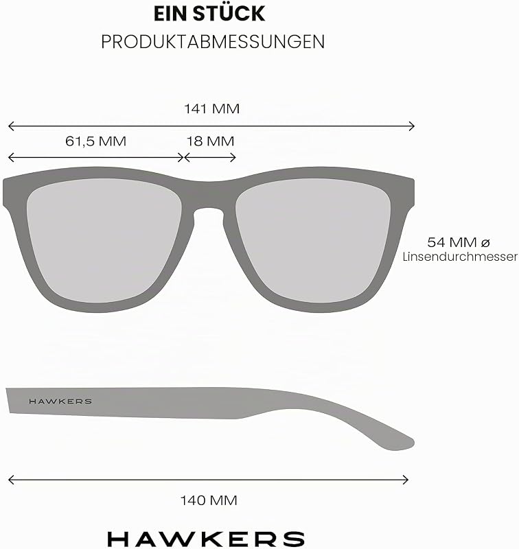 Sonnenbrille ONE RAW Polarized Diamond Black für Herren und Damen