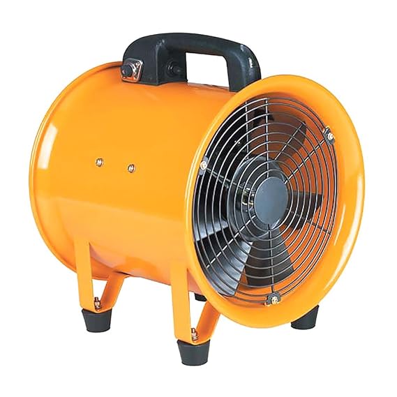 DOCTOR-SAN DS-7030 Axial Ventilator-3900 m3/h-Ø30cm-Metall, Profi-Gebläse für Bautrocknung, Oberflächentrocknung