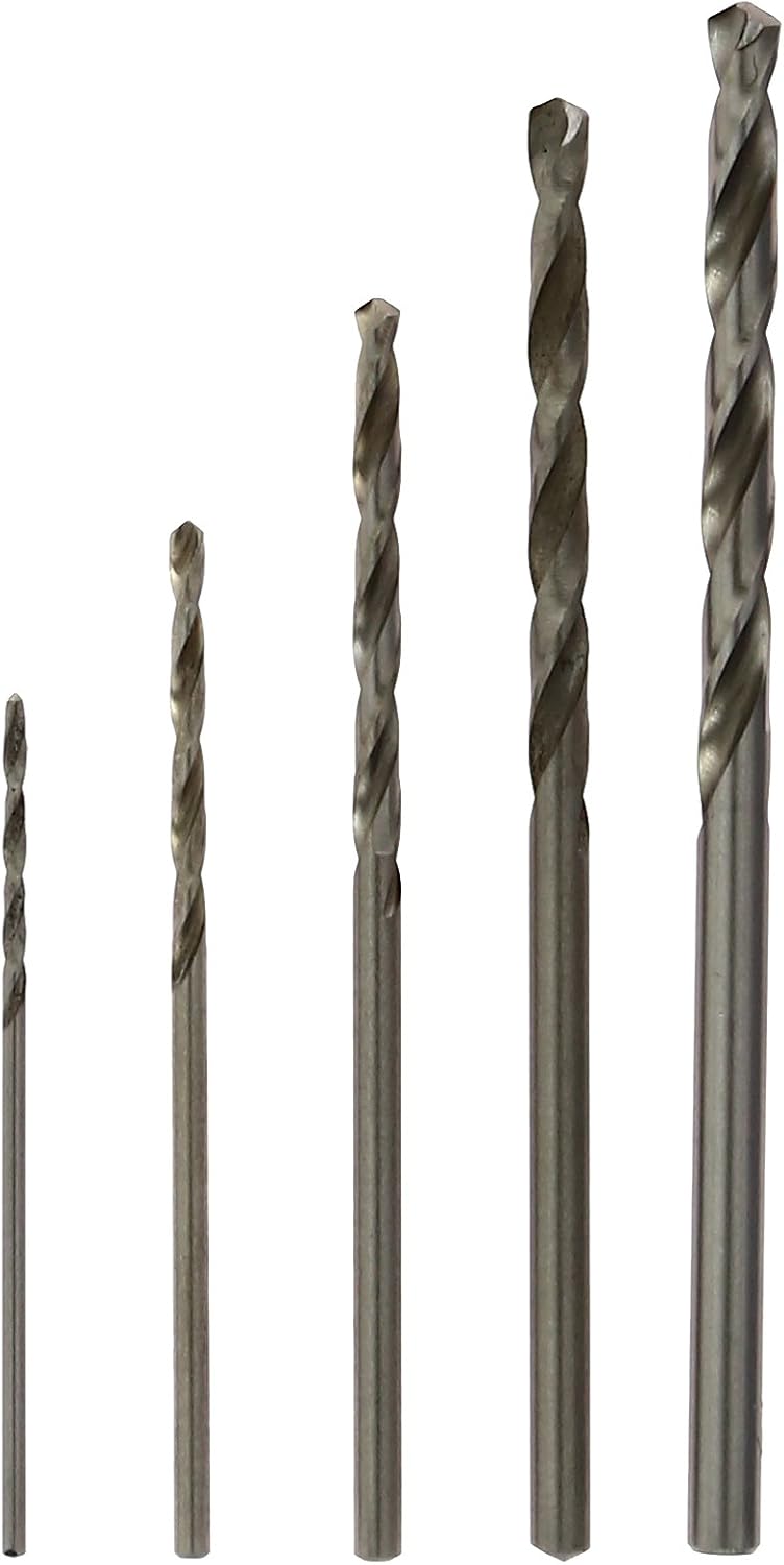 Tamiya Craft Tools, ITEM 74049 1400, Drill Bit Set, silver - Image 3
