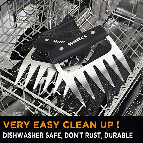 Stainless Steel Pulled Pork Shredder Claws Essential for BBQ Pros