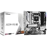 ASRock A620M Pro RS Socket AM5 Micro-ATX Motherboard, Supports AMD Ryzen 9000/8000/7000 Series, DDR5 7200+ (OC), 6+2+1 Power Phase, Dual M.2, Dual USB Type-C