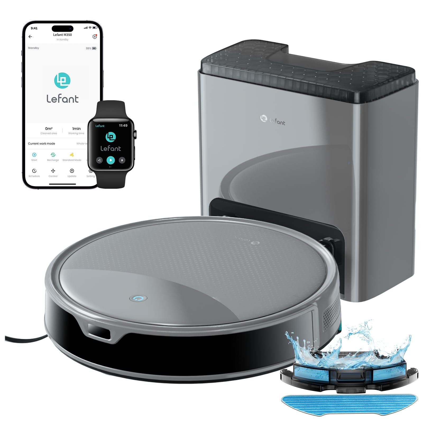Lefant M350 Robot Vacuum Clean...