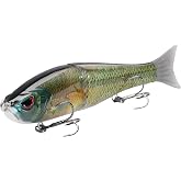 Bassdash SwimShad Glide Baits Jointed Swimbait Bass Pike Salmon Trout Muskie Fishing Lure