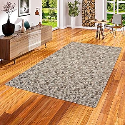 Snapstyle Streifenberber Teppich Modern Stripes Beige in 24 Größen