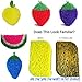 Fun Dish Scrubber by Dish Scrubbie (3PK Mix) - Fruit Shaped Kitchen Sponge Washing Dishes - Reusable Sponges for Scrubbing, Cleaning, Dishwashing - No Odor Sponges Kitchen Scrubbers