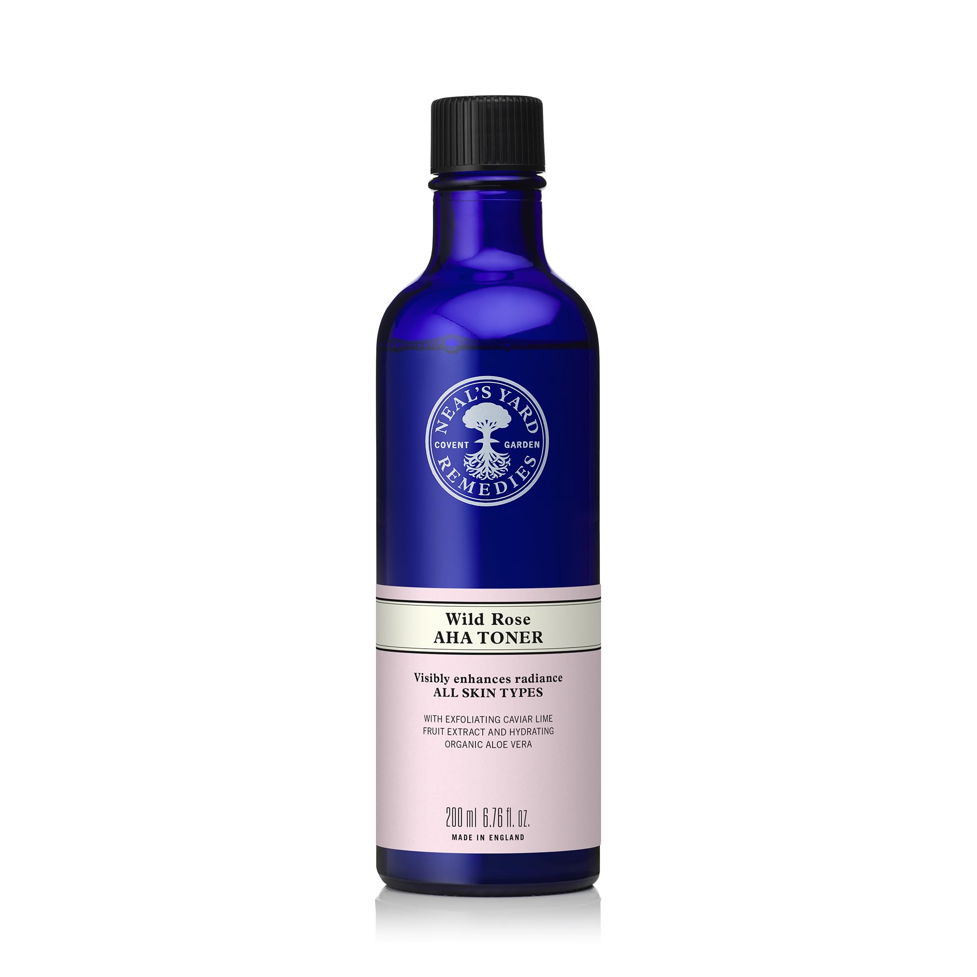 Neal's Yard Remedies Wild Rosehip AHA Toner, Enhances Radiance, Renews & Refines, Vegan & Cruelty-Free, 200ml
