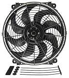 Derale 16624 14" Tornado Electric Fan Standard Kit