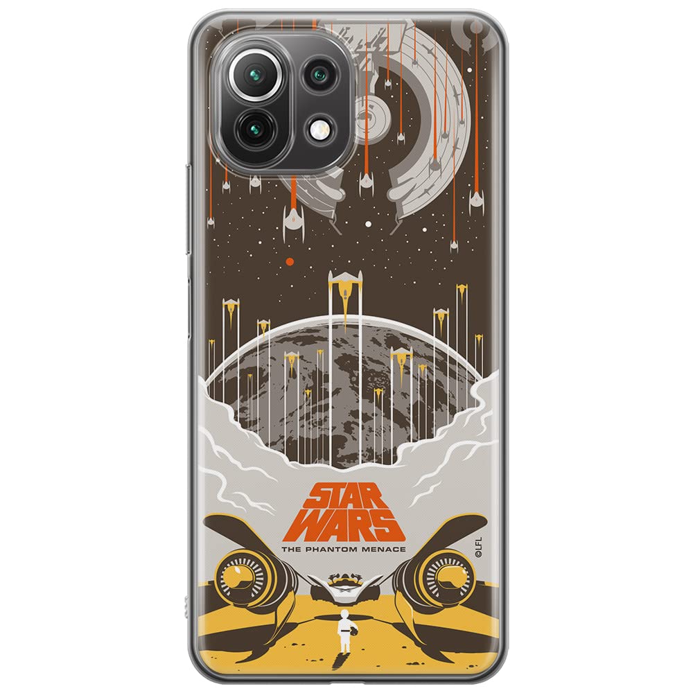 ERT GROUP mobile phone case for Xiaomi 11 Lite 4G/5G original and officially Licensed Star Wars pattern 028 adapted to the shape of the mobile phone, case made of TPU