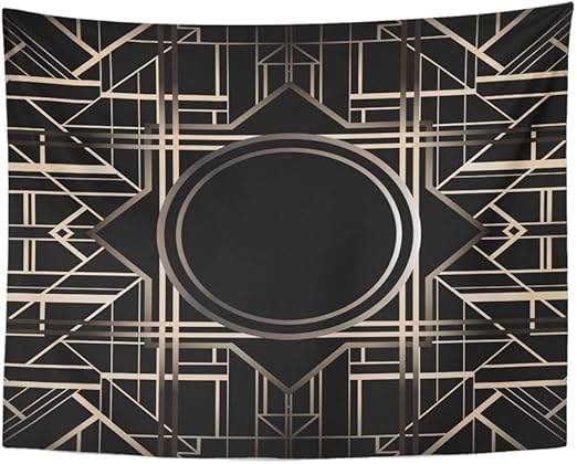 Amazon Com Emvency Tapestry Mandala 60 X80 Home Decor Black