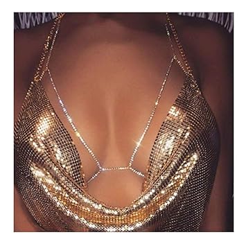 chain bralette festival