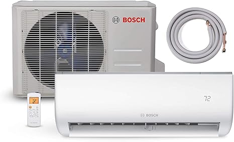 Amazon Com Bosch Ultra Quiet 12k Btu 230v Mini Split Air Conditioner Cooling System With Inverter Heat Pump 20 7 Seer High Efficiency Home Kitchen