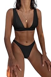 Bathing Suits for Women Deep V Neck Sexy Two Piece