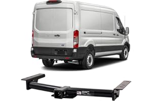 Class 3 Trailer Hitch with 2-Inch Receiver, Fits 2015–2025 Ford Transit-150/250, 2015–2024 Transit-350, 2022–2024 E-Transit, 