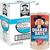 Quaker Oats Quick 1-Minute Oatmeal, Breakfast Cereal, 128 Ounces
