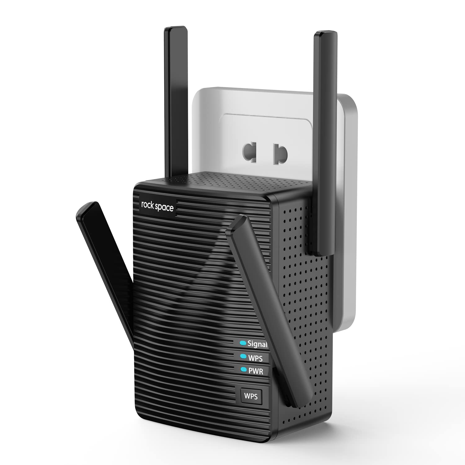 Photo 1 of rockspace WiFi Extender - WiFi Booster, 2100 Mbps, Dual Band, Up to 1292 sq.ft, Supports Multiple Devices, Ethernet Port