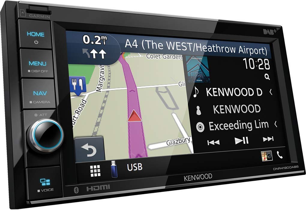 KENWOOD DNR4190DABS 6.2'' Multimedia Navigation System, DAB+, Garmin Navigation, Apple CarPlay, Touch Panel, Bluetooth