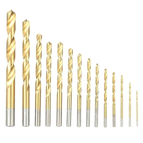 Generic 99pcs Titanium HSS Drill Bits Coated 1.5mm - 10mm Stainless Steel HSS High Speed Drill Bit Set For Electrical Drill Tools
