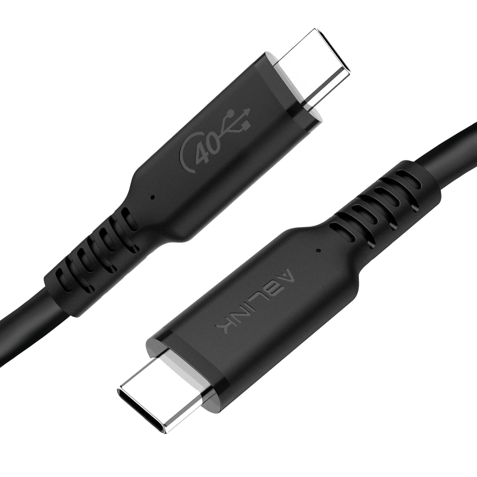 Ablink USB4 cable Compatible with Thunderbolt 4 Cable 1.2m, [USB-IF Certified] USB4 40Gbps Cable with 100W Charging and 8K@60Hz 5K@60Hz or Dual 4K Video Compatible with Thunderbolt 4/3, USB-C