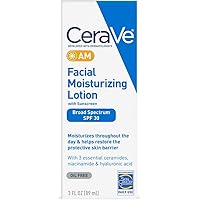 Facial Moisturizing Lotion SPF 30 | Oil-Free Face Moisturizer with Sunscreen | Non-Comedogenic | 3 Ounce (Best Choise)