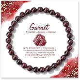 Birthstone Beaded Bracelet, Protection Balance Healing Crystal Birthday Valuntine's Day Mother's Day Gifts