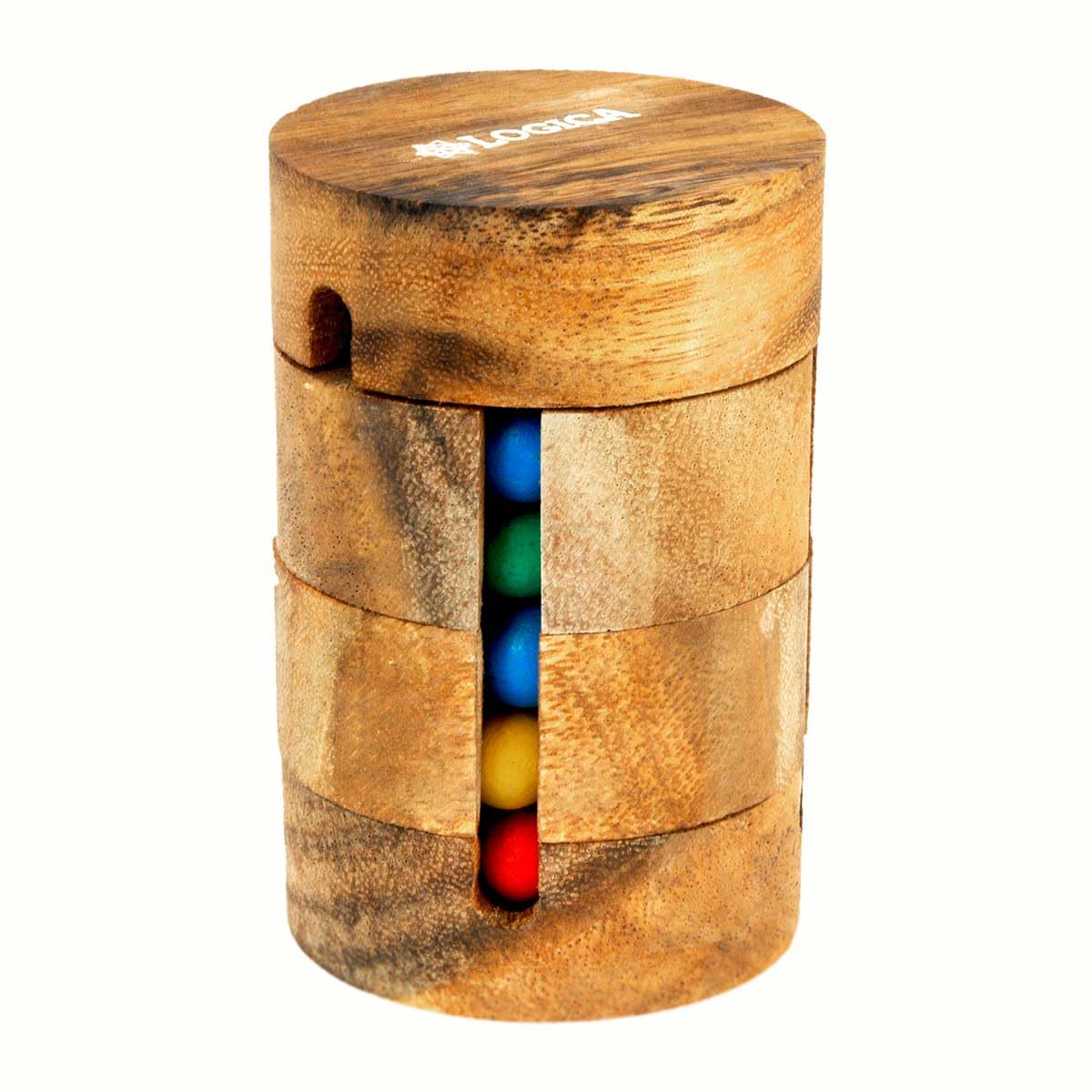 Logica Puzzles Art. Tantri - Wooden Brain Teaser - Math Puzzle - Rotation Brain Teaser - Difficulty 3/6 Hard - Euclide Collection
