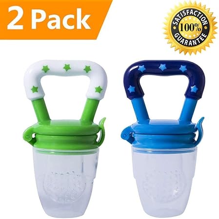 baby feeding fruit net