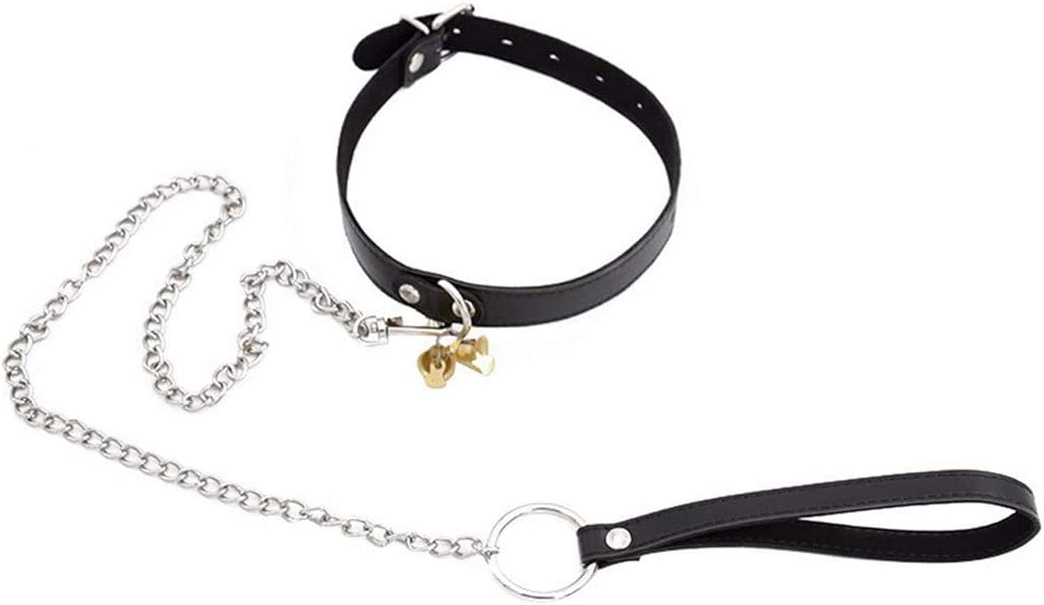 choker with chain leash