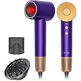 Ionic Hair Dryer Professional, High Speed Hair Dryer 180,000 RPM for Fast Drying, Best Blow Dryers for Women 1600W Powerful Fast Drying Quiet and Lightweight for Travel, Women's Gift