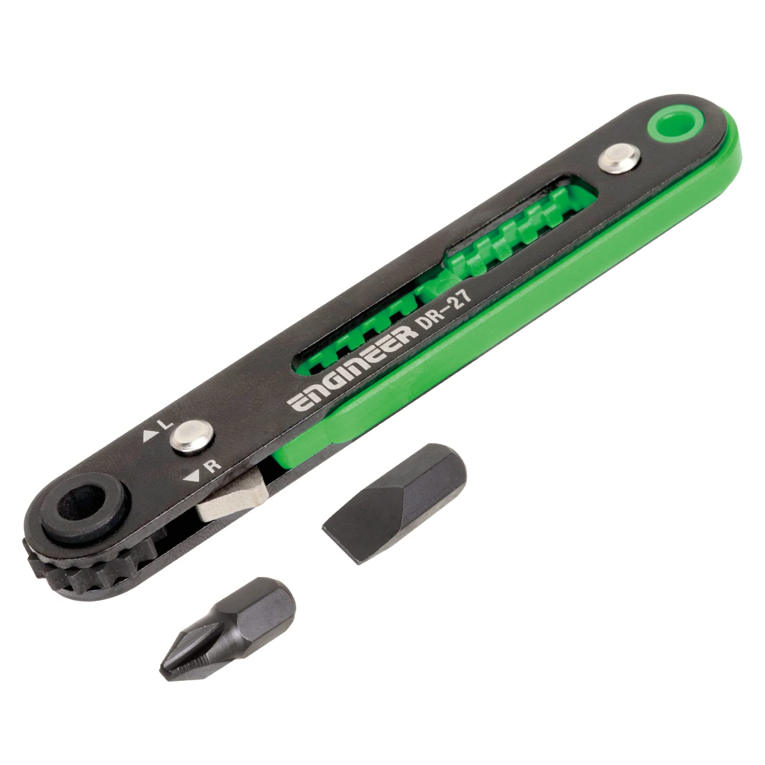 ENGINEER DR-27 Ultra Thin Ratchet Driver Offset Ratcheting Bit Driver