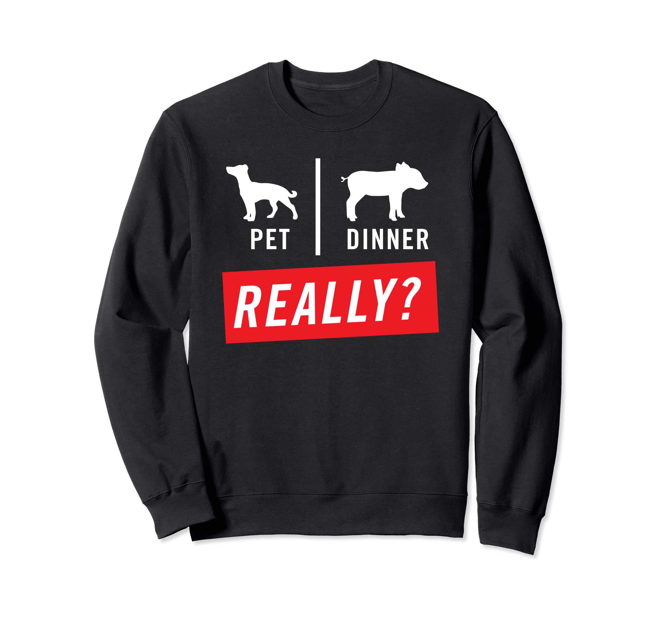 Animal Rights Pet Dog Pig Vegan Sweatshirt