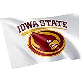 Desert Cactus Iowa State University ISU Flag - 3 x 5 Feet Cyclones Banner, Indoor/Outdoor Durable Fabric, 100% Polyester Design (Style Y)