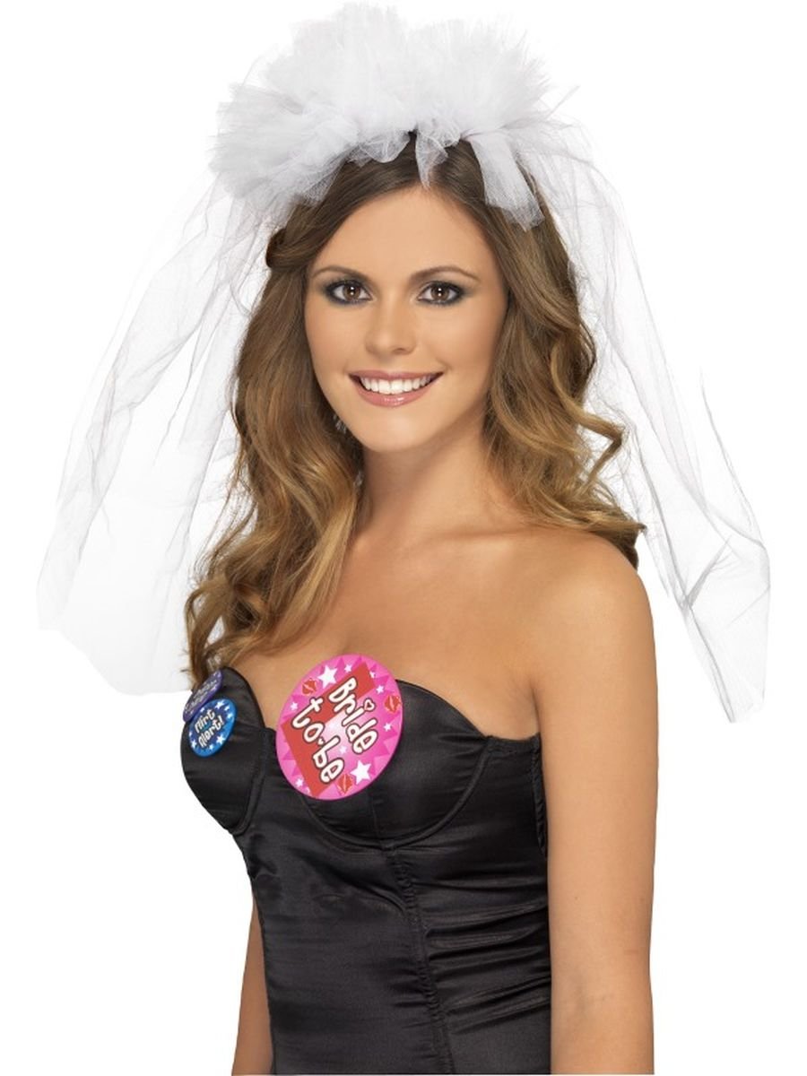 Hen Night Veil on Headband Halloween