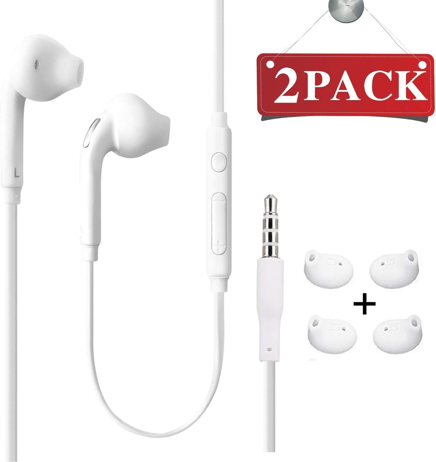 REYEHO ErgoFit in-Ear Earbud Headphones Dynamic Crystal Clear Sound, Ergonomic Comfort-Fit for Note 4 5 6 7 8 and More Android Devices