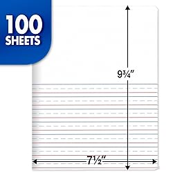 Mead Primary Journal, Half Page Ruled, Grades