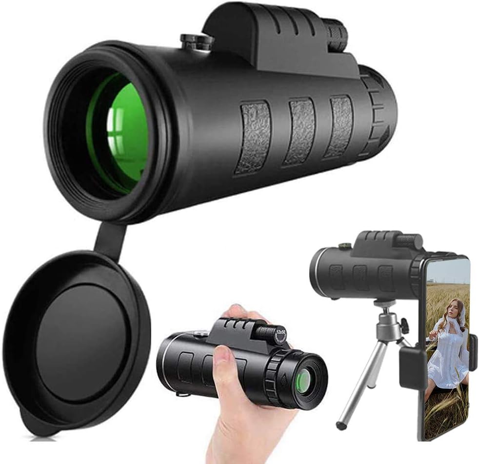 Monocular Telescope for Smartphone，40X60 High Power High Definition with Smartphone