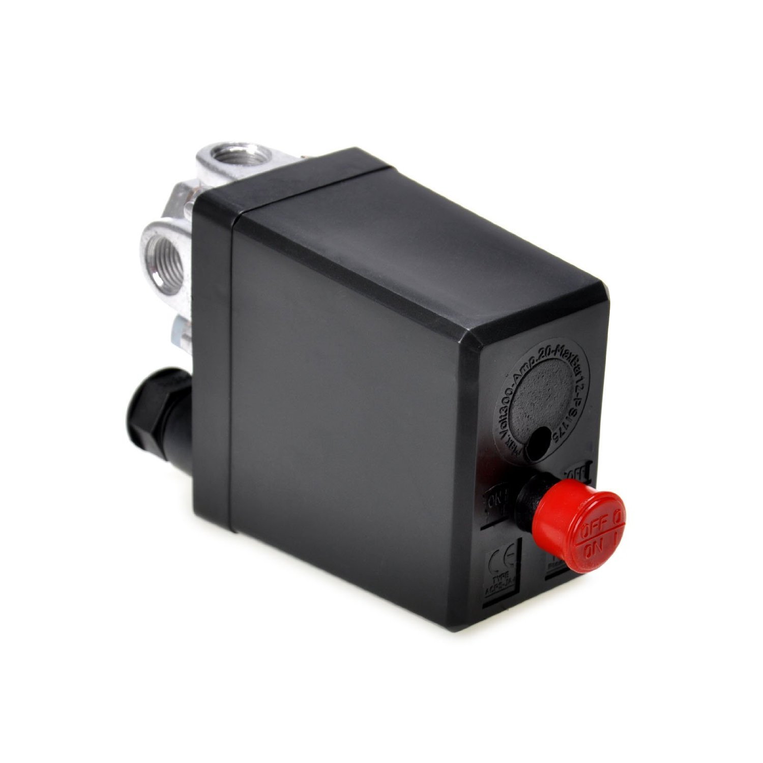 OrangeTag Air Compressor Pressure Switch Control Valve 90120 PSI 240V