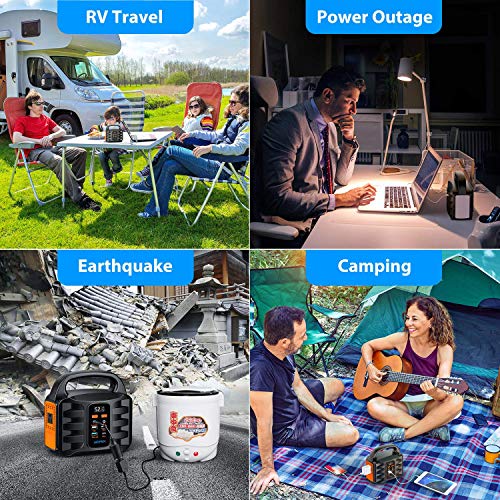 Generator Portable Power Station,NusGear 155Wh 42000mAh Camping Solar