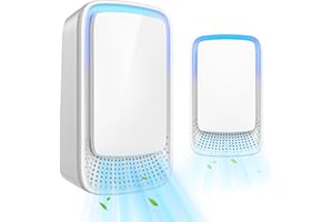 VANSU Ionizer Air Purifier(2 Pack), Quiet Negative Ion Plug in Air Purifier, Portable and Efficient Air Ionizers for Home, Bedroom, Office, Kitchen, Bathroom