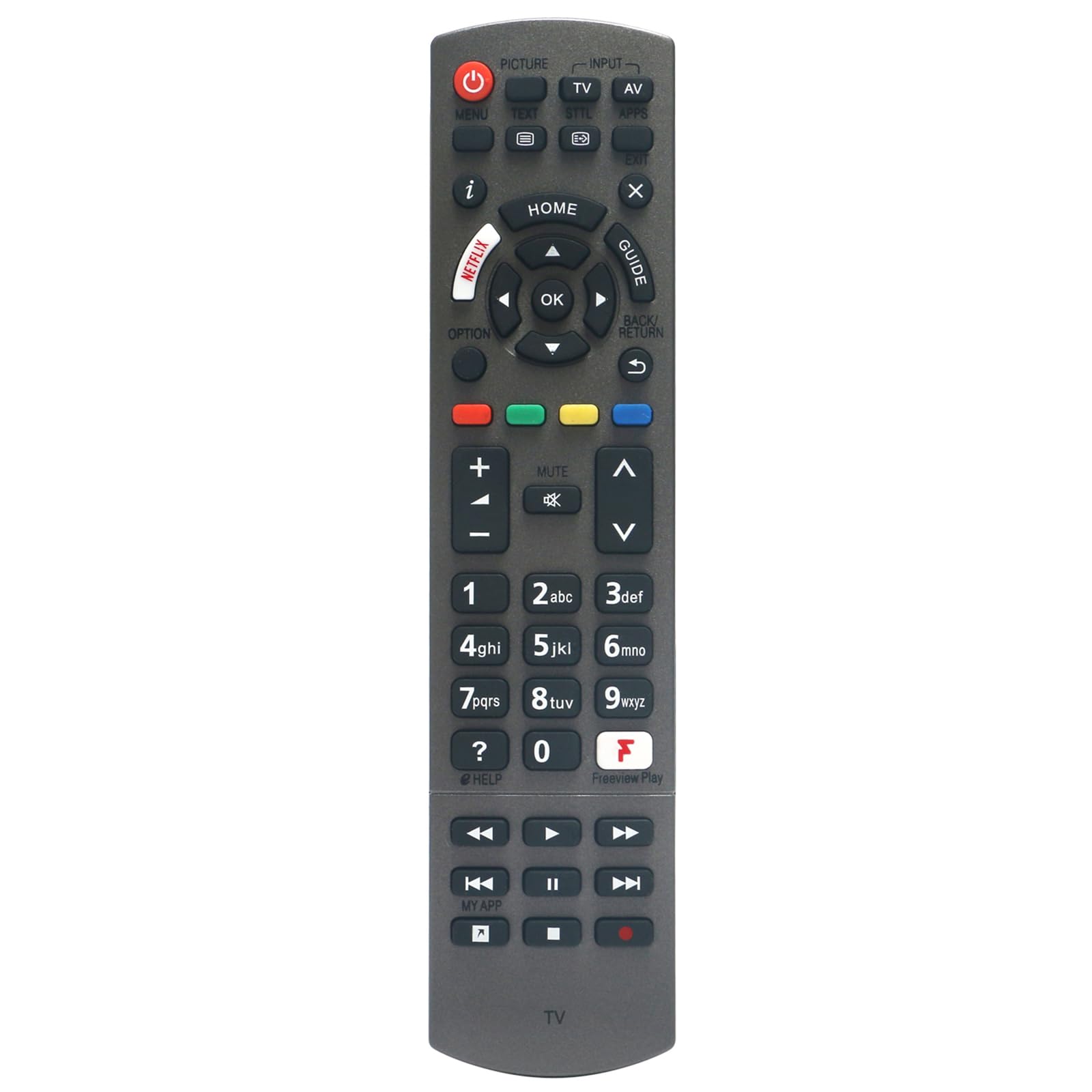 N2QAYB001179 N2QAYB001115 Replacement Remote Fit for Panasonic LED 4K 2K TV TC-49FX800 TC-55FX800 TC-65FX800 TC-65FZ1000 TX-49F740 TX-49FX700 TX-49FX700B TX-49FX740B TX-49FX750B TX-55FX700 TX-55FX700B