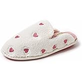 Dearfoams Women's Novelty Gift Teddy Sherpa Scuff Slip On House Shoe
