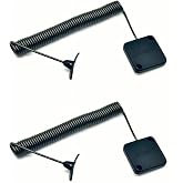 LORADAR 8ft Longer Retractable Cable Lock with Double Sided Adhesive for Gaming Controller, Tablets, Mobile Phones Other Hardware Showroom and Controller, TV, DVD Remote Control Tether (2Pack)