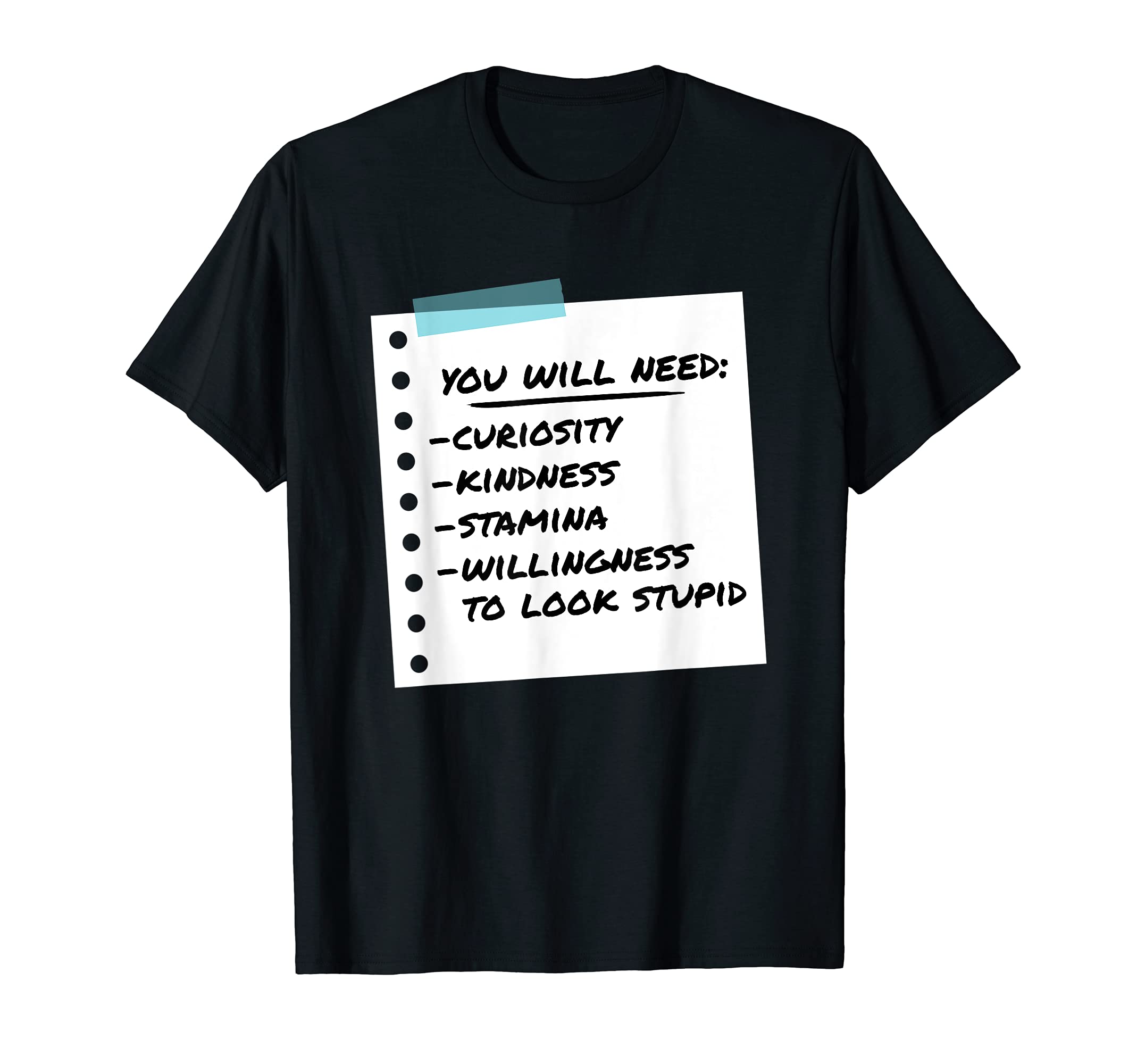 Veterinarian Checklist Curiosity And Kindness Veterinarian T-Shirt