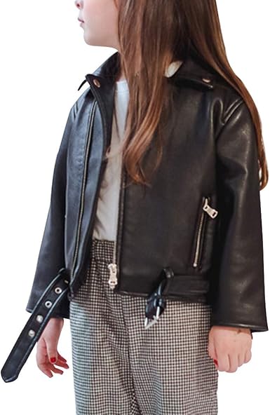 baby faux leather jacket