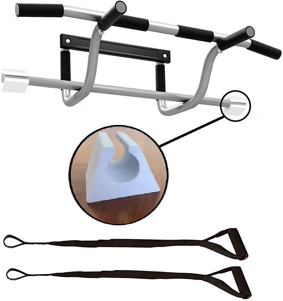 The Original Patented Triple Door Gym, As Seen On TV, Protect Your Door with Our New Upgraded White Solid Foam Supports, USA Design, Warranty & Patent