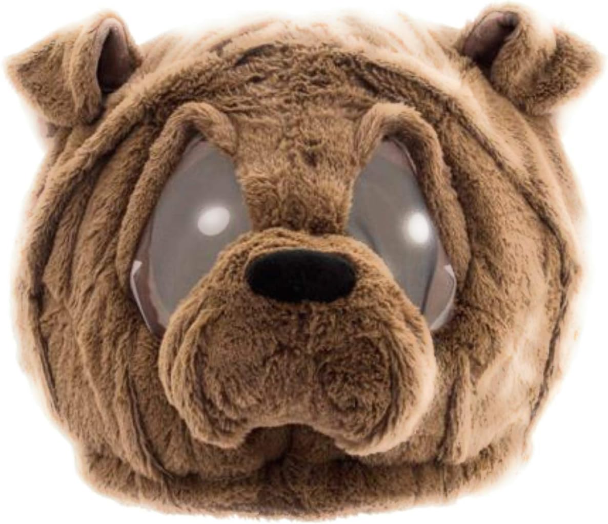Maskimals Bulldog Costume Plush Halloween Mask
