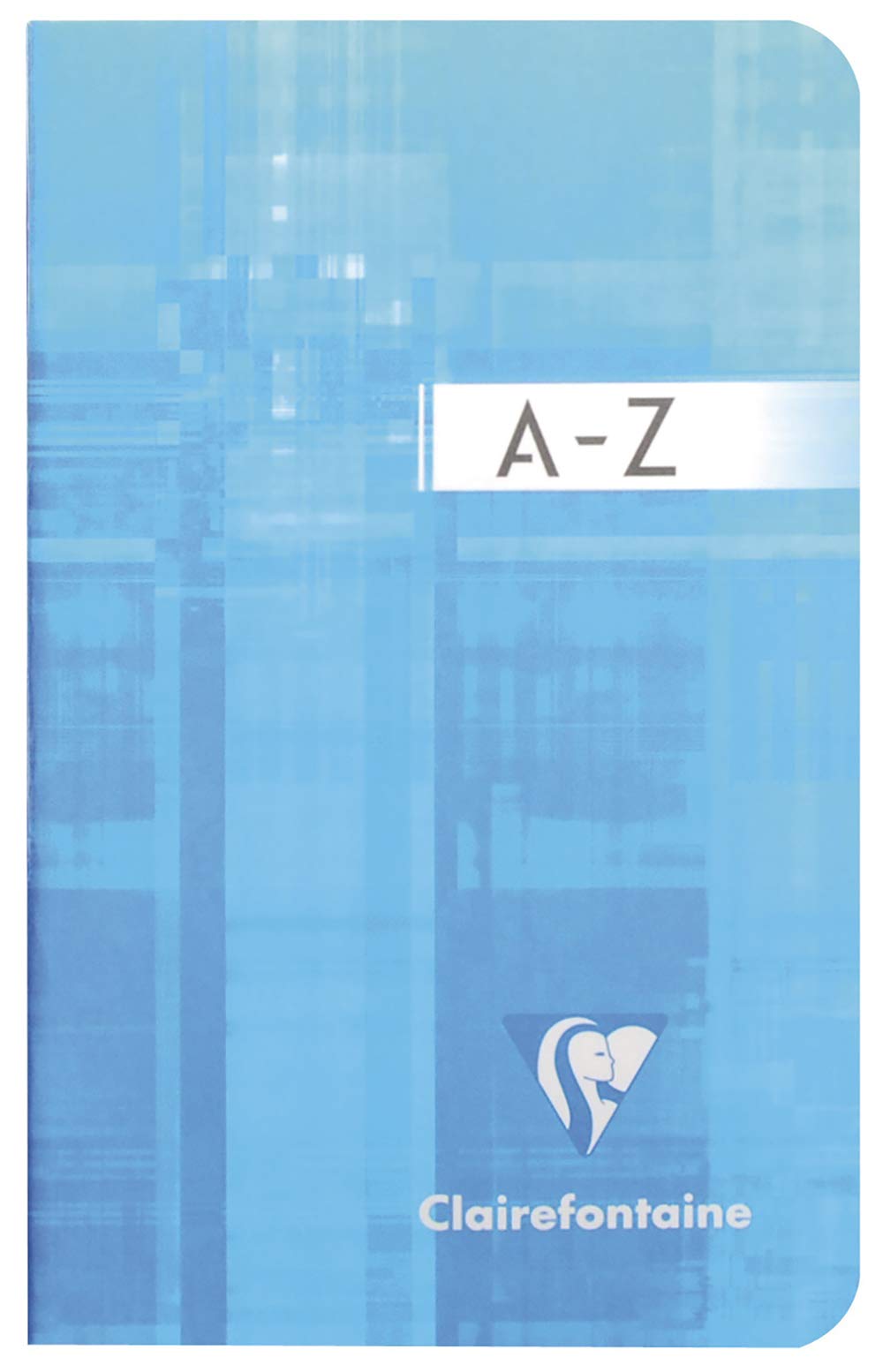 Clairefontaine 3599C - One Set of 10 Stapled Address Books - 9x14 cm - 96 Small Squares Pages - White Paper 90 g - Laminated Card Cover - Random Colours